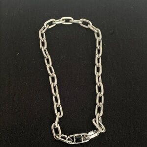 Vince Camuto Polished Silver Chain-Link Necklace